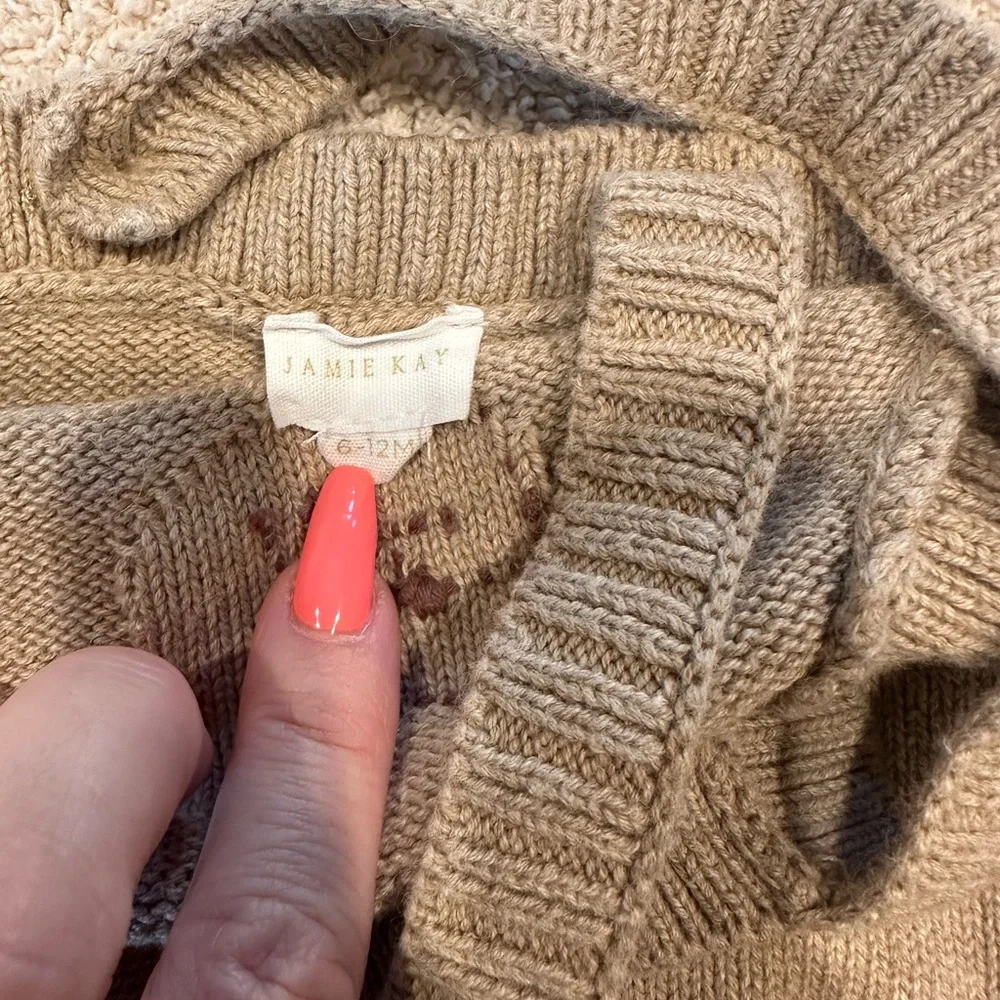 Jamie Kay Tan Diaper Cover with Ribbed Edges